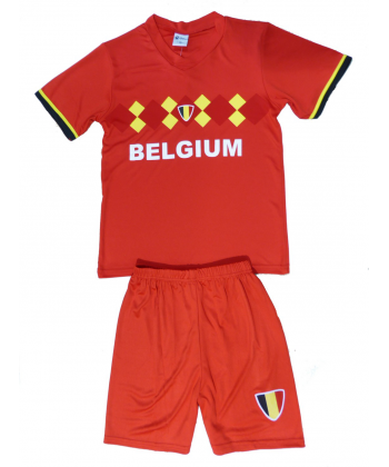 Equipe de foot Belgique ensemble deux pièces maillot de foot enfant