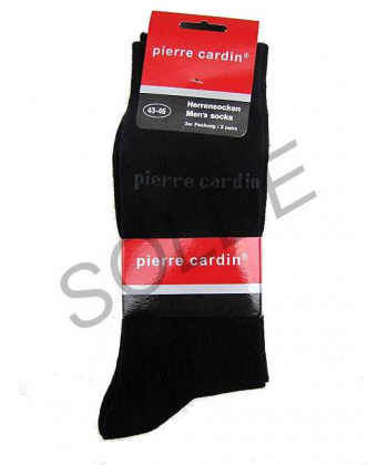 Lot 3 paire de Chaussettes Pierre cardin - chaussettes Homme 43/46 Noir noir  - Cdiscount Prêt-à-Porter